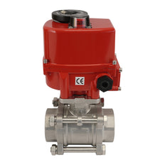 G1/2'' 2-Way Stainless Steel Modulating Electric Ball Valve 24V AC/DC