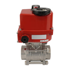 G1/2'' 2-Way Stainless Steel Modulating Electric Ball Valve 24V AC/DC