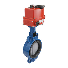 Electric Butterfly Valve DN65 24V AC/DC Wafer GGG40 EPDM Drinking water AG5