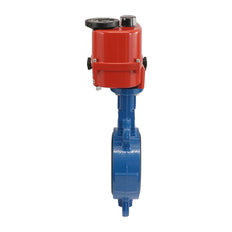 DN50 (2 inch) 24 V AC/DC Modulating Electric Cast Iron BAA Butterfly Valve Lug EPDM