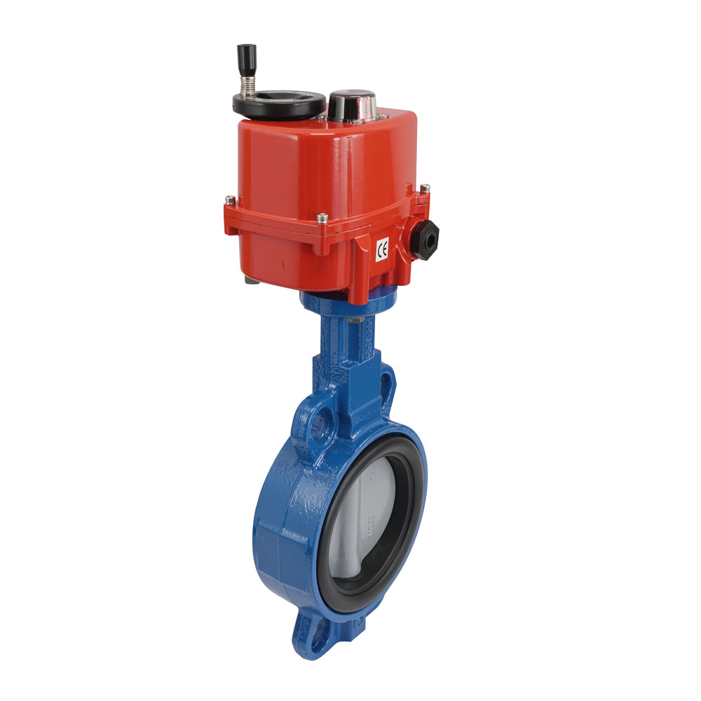 DN40 (1-1/2 inch) 24 V AC/DC Modulating Electric Cast Iron BBA Butterfly Valve Lug EPDM