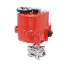 Rp 1-1/4'' 2-Weg RVS Modulerende Elektrische Kogelkraan 24V AC/DC