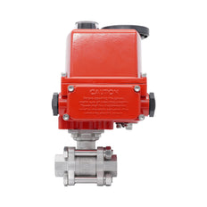 Rp 2'' 2-Weg RVS Modulerende Elektrische Kogelkraan 24V AC/DC