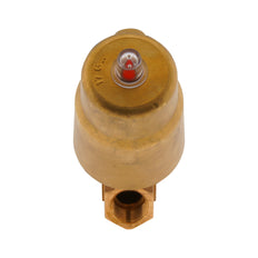 G2'' PTFE/NBR 16bar NC Angle Seat Valve (Closes Ag. Flow) Brass AL2