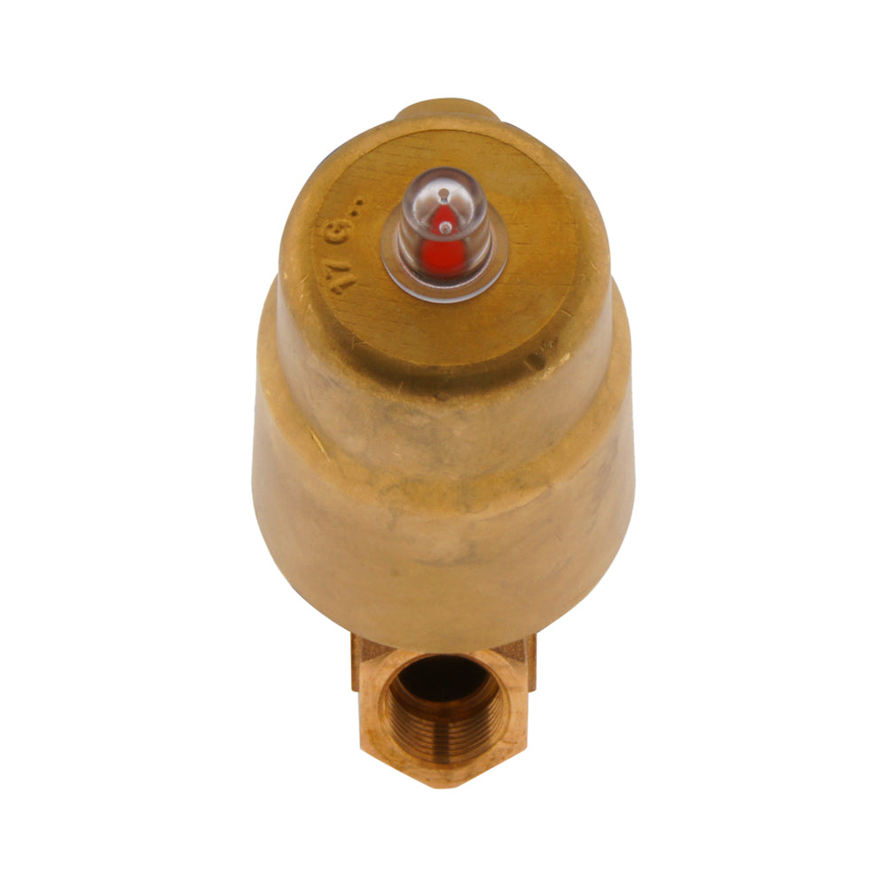 G1-1/4'' PTFE 10bar NC Pneu Vrijstroomafsluiter Messing AL2