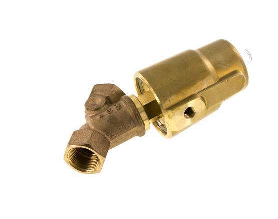 G3/4'' PTFE/NBR 16bar NC Pneu Vrijstroomafsluiter Messing AL2