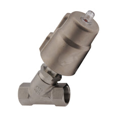 G1-1/4'' PTFE 25bar NC Angle Seat Valve (Closes Ag. Flow) Stainless-Steel/Brass AL2