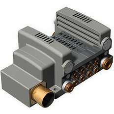 SMC Ventieleiland Met Meerdere Connector Kit IP67 8-mm Insteek - VV5QC21-10C8MD0