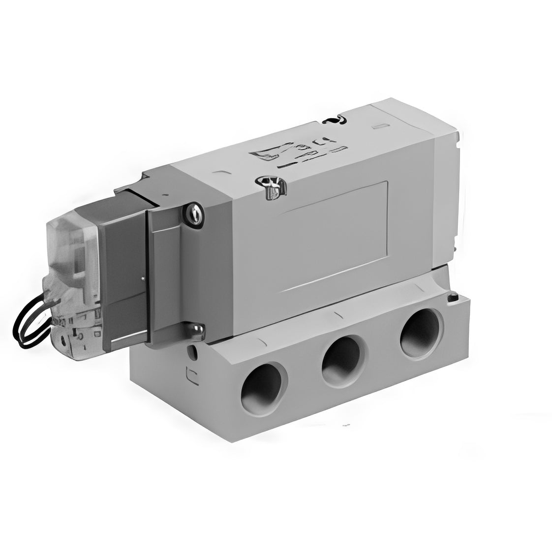 SMC 5/2-Weg Sub-Base Pneumatisch Magneetventiel Rc Draad Met Gelijkrichter - VF3140-5YO1