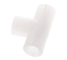T-koppeling G1/8'' Binnendraad Polyvinylideenfluoride (PVDF) FDA 10bar (140.5psi)