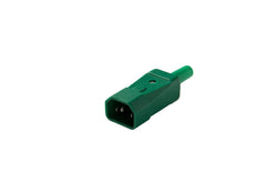 Martin Kaiser IEC Stekker C14E 70 Graden Groen Met Aardingscontact - 749/GN [25 stuks]