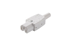 Martin Kaiser C15 IEC apparaatcontactdoos 120 Graden 10A Arctic White - 783/KWS [25 stuks]