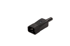 Martin Kaiser IEC apparaatstekker C16 10 Amp niet-geaard zwart - 739/sw [25 stuks]