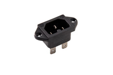 Martin Kaiser Hot Vertical Mount Toestelstekker C16 780 zwart - 780/48/SW [100 stuks]