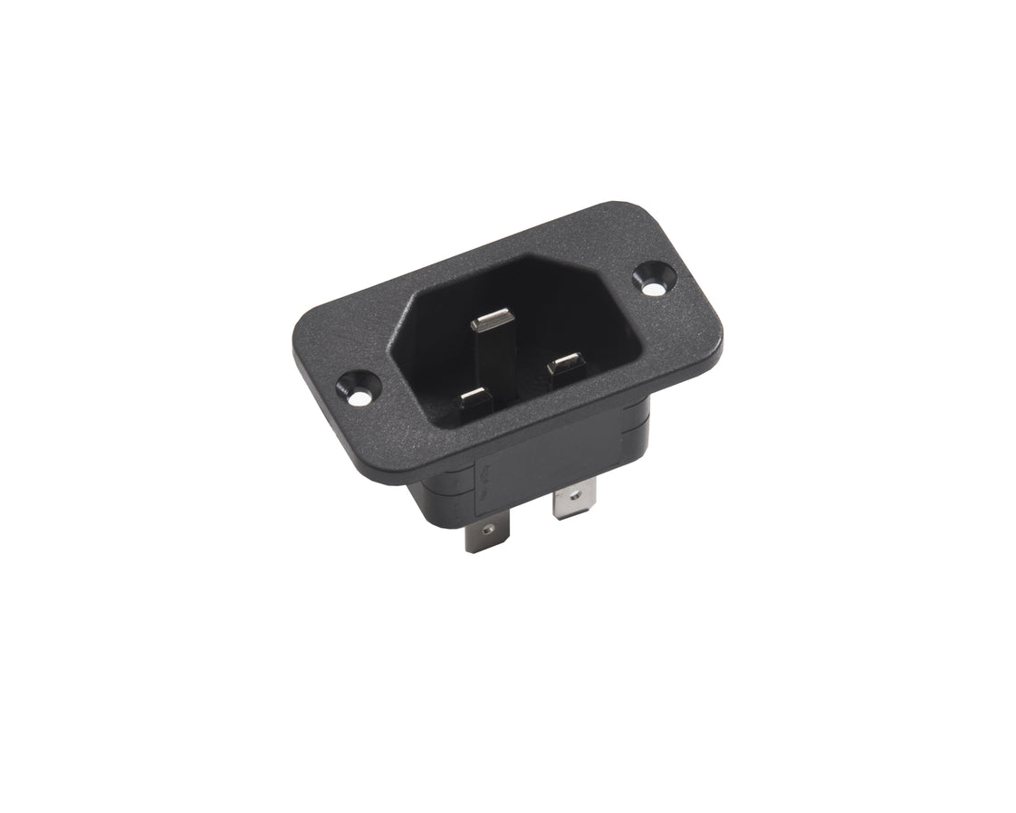 Martin Kaiser MK IEC Invoerstekker C22 met aardingscontact - 836/63/sw [25 stuks]