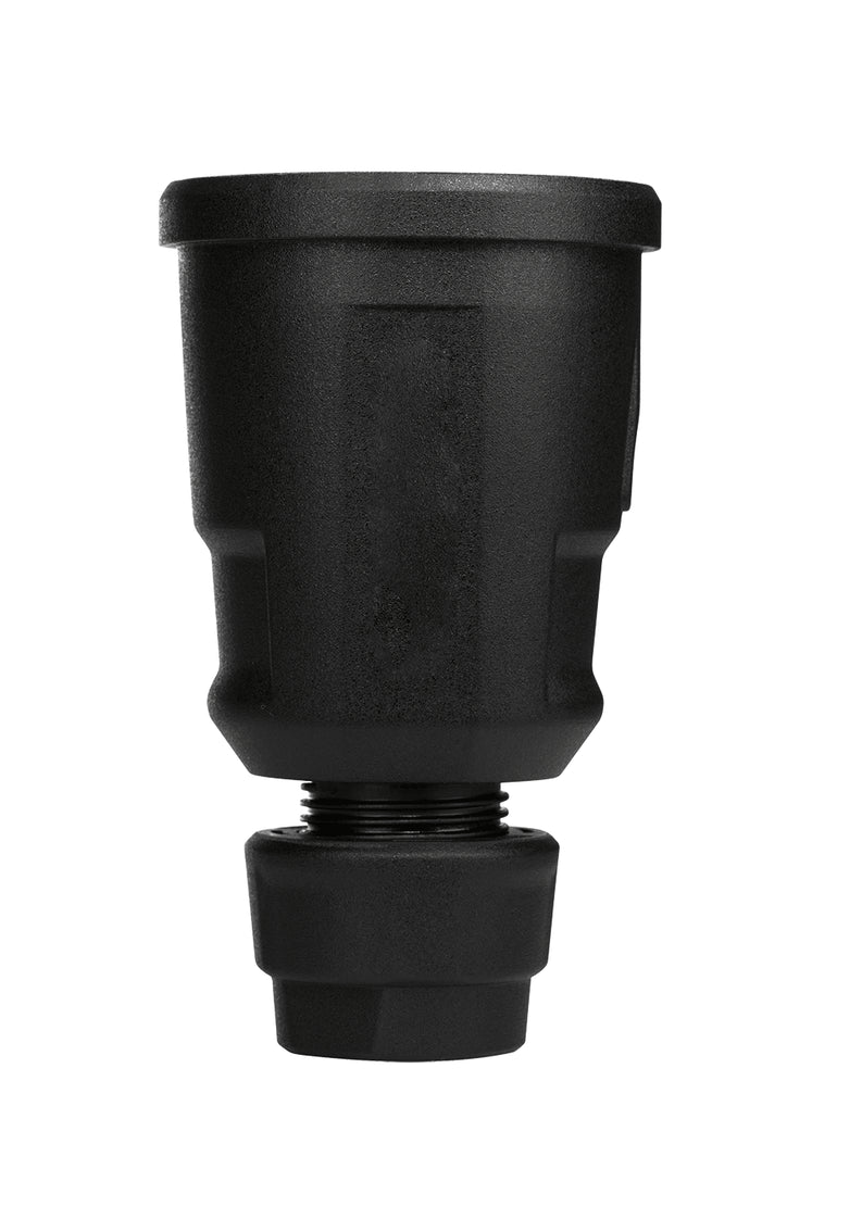 ABL SCHUKO Stekker Zwart Hoogwaardig Elamid Plastic - 1579000 [10 stuks]