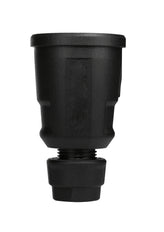 ABL SCHUKO Stekker Zwart Hoogwaardig Elamid Plastic - 1579000 [10 stuks]