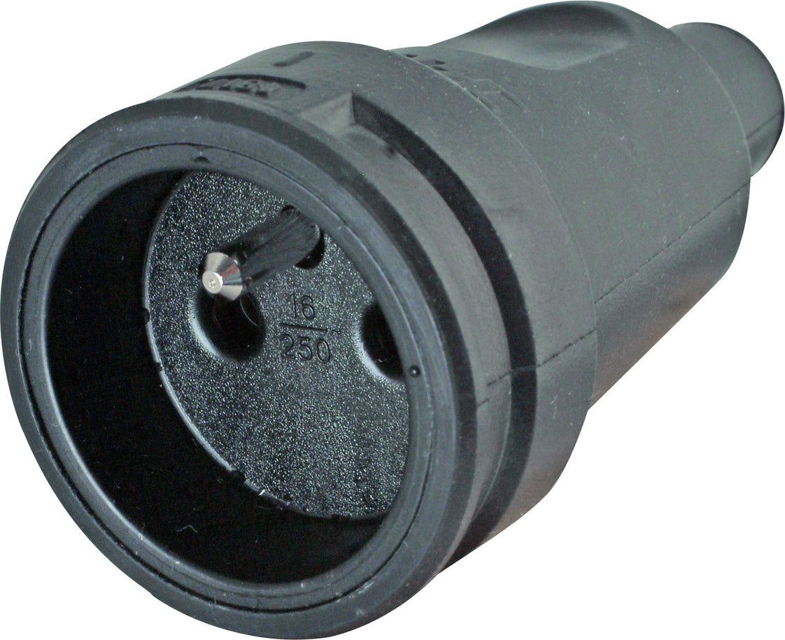 Rubber PA Stekker Zwart - 181716004 [10 stuks]