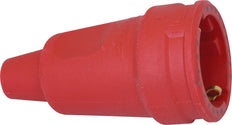 Kopp Contraststekker rood rubber voor zwaar gebruik - 180912005 [10 stuks]