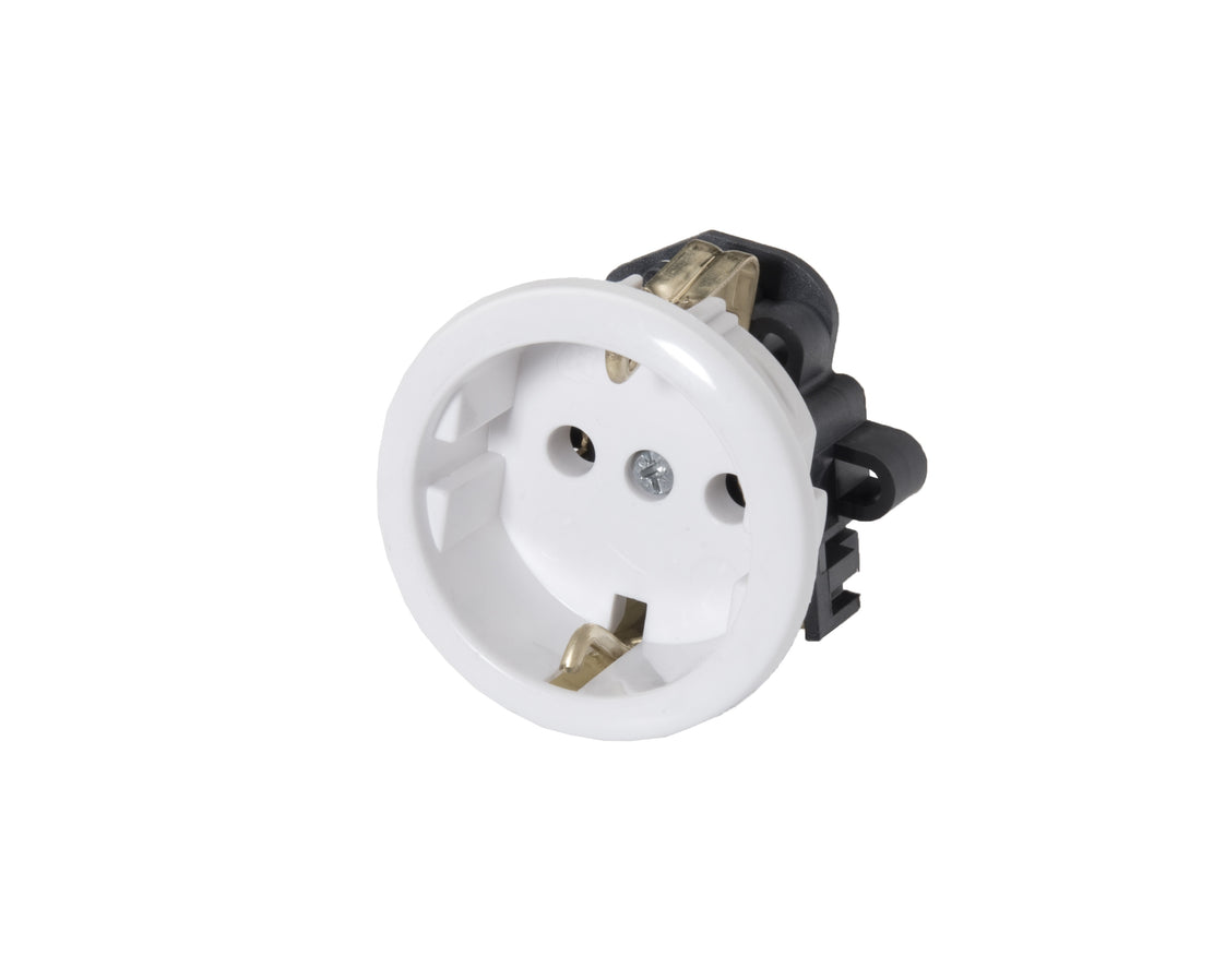 Martin Kaiser 1-Weg inbouwstopcontact met jaloezie zwart - 490K/kws [40 stuks]