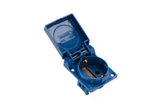 Martin Kaiser 1-Weg Stekkerdoos Met Aardingscontact Blauw - 496/1/bl [35 Stuks]