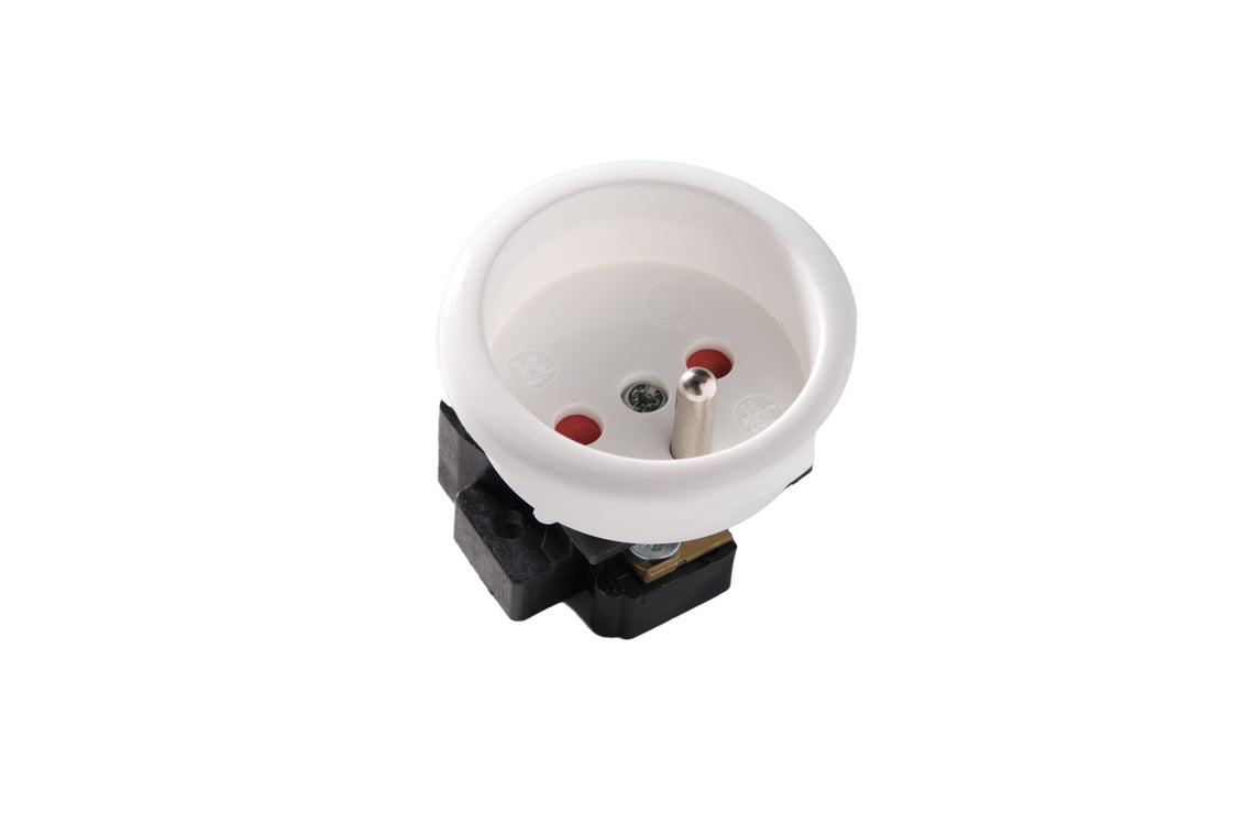 Martin Kaiser 1-Weg inbouwstopcontact met aardingspin IP20 Wit - 491K/kws [40 stuks]