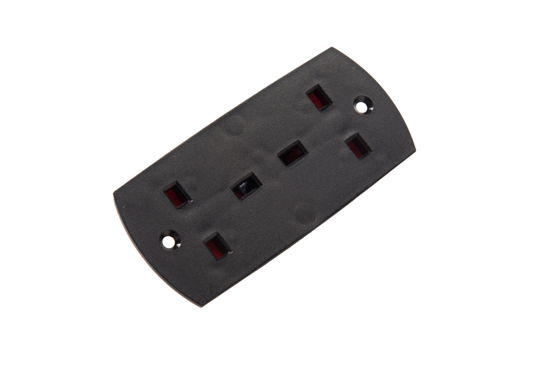 Martin Kaiser MK 2-Weg inbouwstopcontact Type G IP20 Zwart - 499/sw [20 stuks]