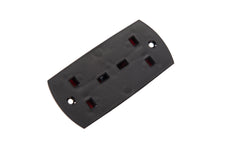 Martin Kaiser MK 2-Weg inbouwstopcontact Type G IP20 Zwart - 499/sw [20 stuks]