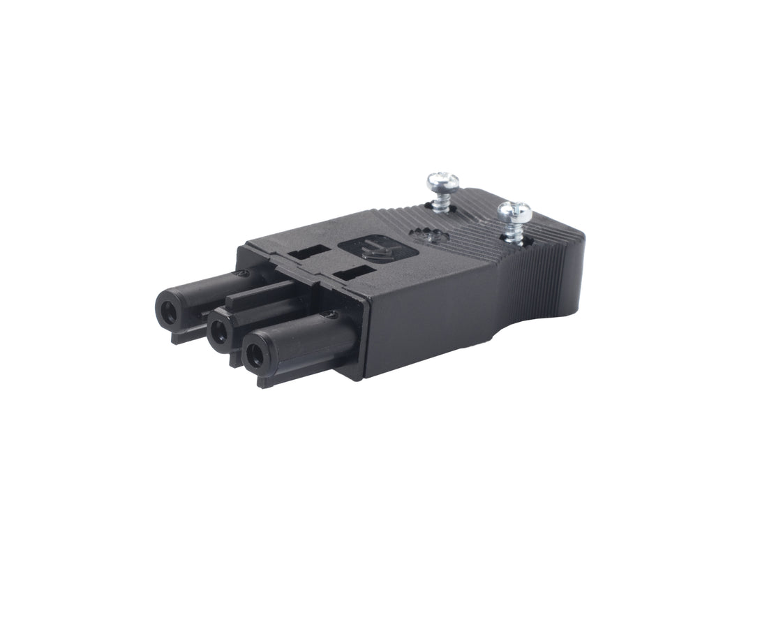 Martin Kaiser AC166 3-polige installatiecontactdoos 16 Amp vrouwelijk zwart - 1161/sw [5 stuks]