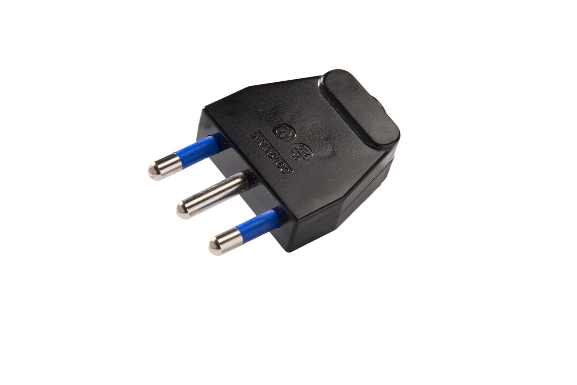 Martin Kaiser Zwarte Italiaanse Stekker 16 Amp Type L Geaard - 855/sw [50 stuks]