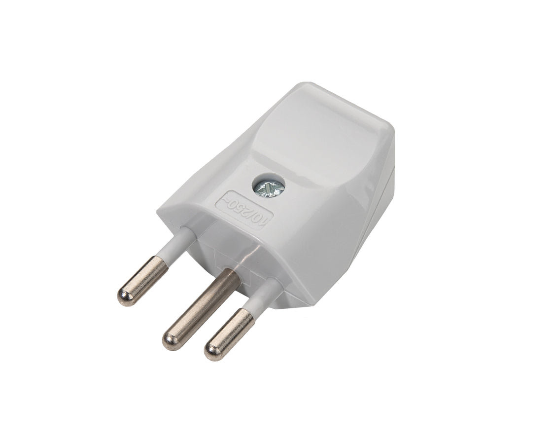 Martin Kaiser Swiss Stekker Type J CH T12 Grijs Met Aardingscontact - 521N/GR [100 stuks]