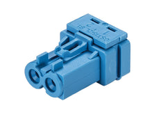Wieland Gesis Mini Apparaat Stekker Soldeer 2P 50V 16A Blauw - 91.023.0453.0 [100 stuks]