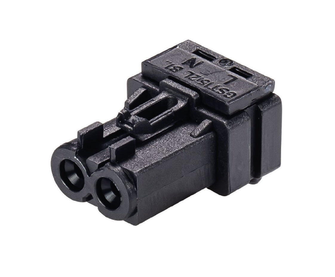 Gesis Mini Soldeerverbinding 2P Vrouwelijk Zwart - 91.023.0053.1 [100 stuks]