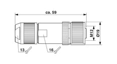 Phoenix Contact Ronde (Industriele) Connector - 1424660