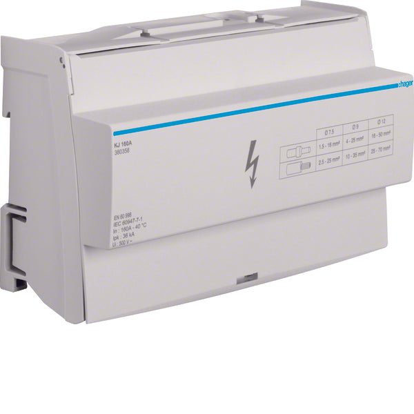 Hager Aansluitklem Voor Hoofdkabel - KJ160A