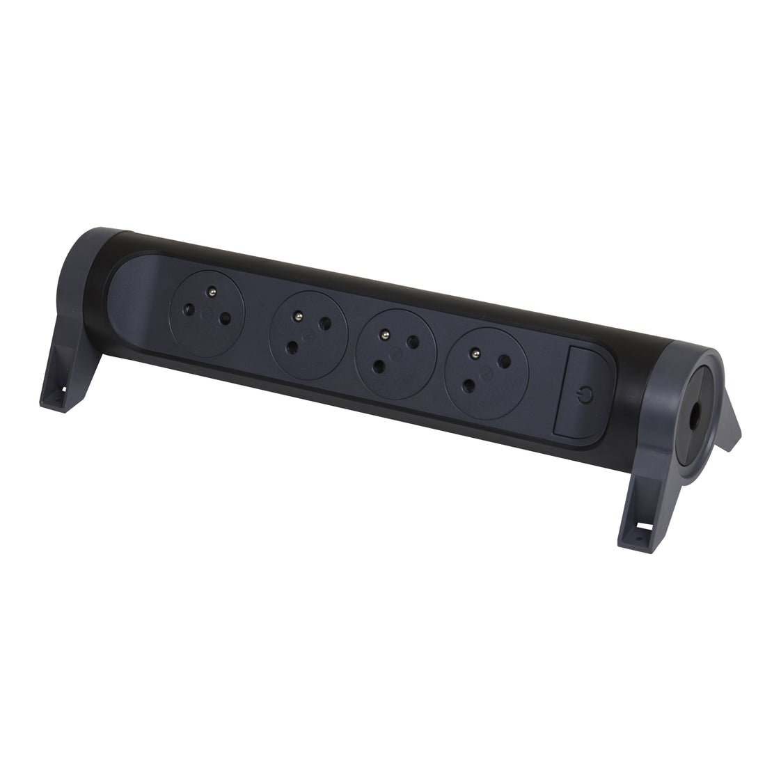 Legrand Premium Contactdoos 4x2P Met Aarde Zonder Snoer Zwart (Europese Stekkerdoos) - 049466 [5 stuks]