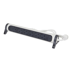 Legrand Premium draaibare overspanningsbeveiliging met 6 stopcontacten en 1,5 m snoer (Europese Stekkerdoos) - 694533 [5 stuks].