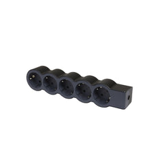 Legrand Stekkerdoos 5X2P+A Zonder Zwart Snoer (Europese Stekkerdoos) - 694578 [10 stuks]
