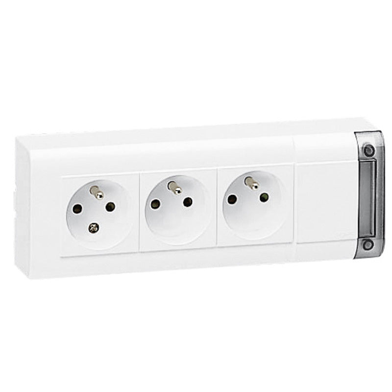 Legrand Draadloze Meervoudige Stekkerdoos 3x2P+PA (Europese Stekkerdoos) - 050609 [5 stuks]