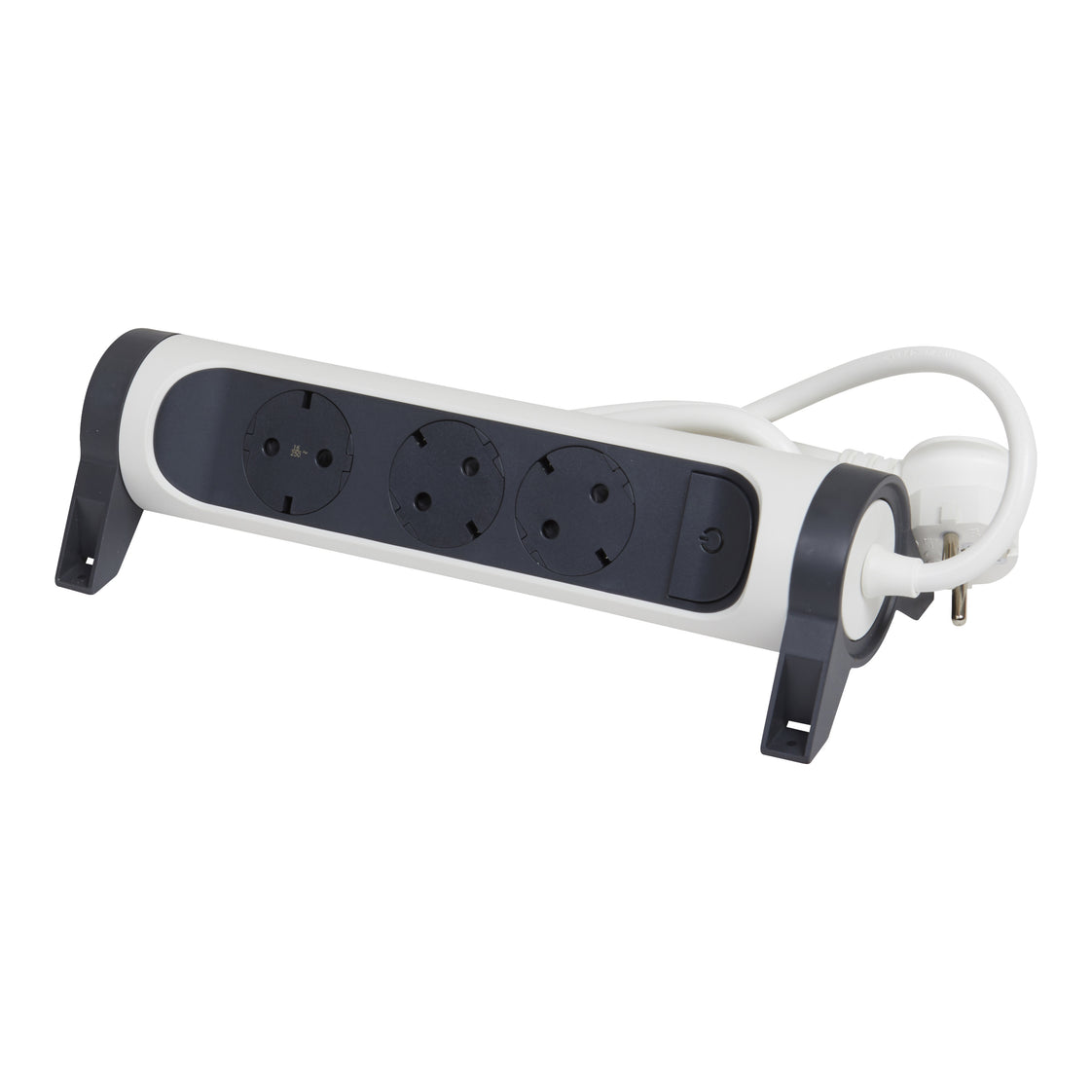 Legrand Premium draaibare 6-pits stekkerdoos met 3 m snoer (Europese Stekkerdoos) - 694539 [5 stuks]