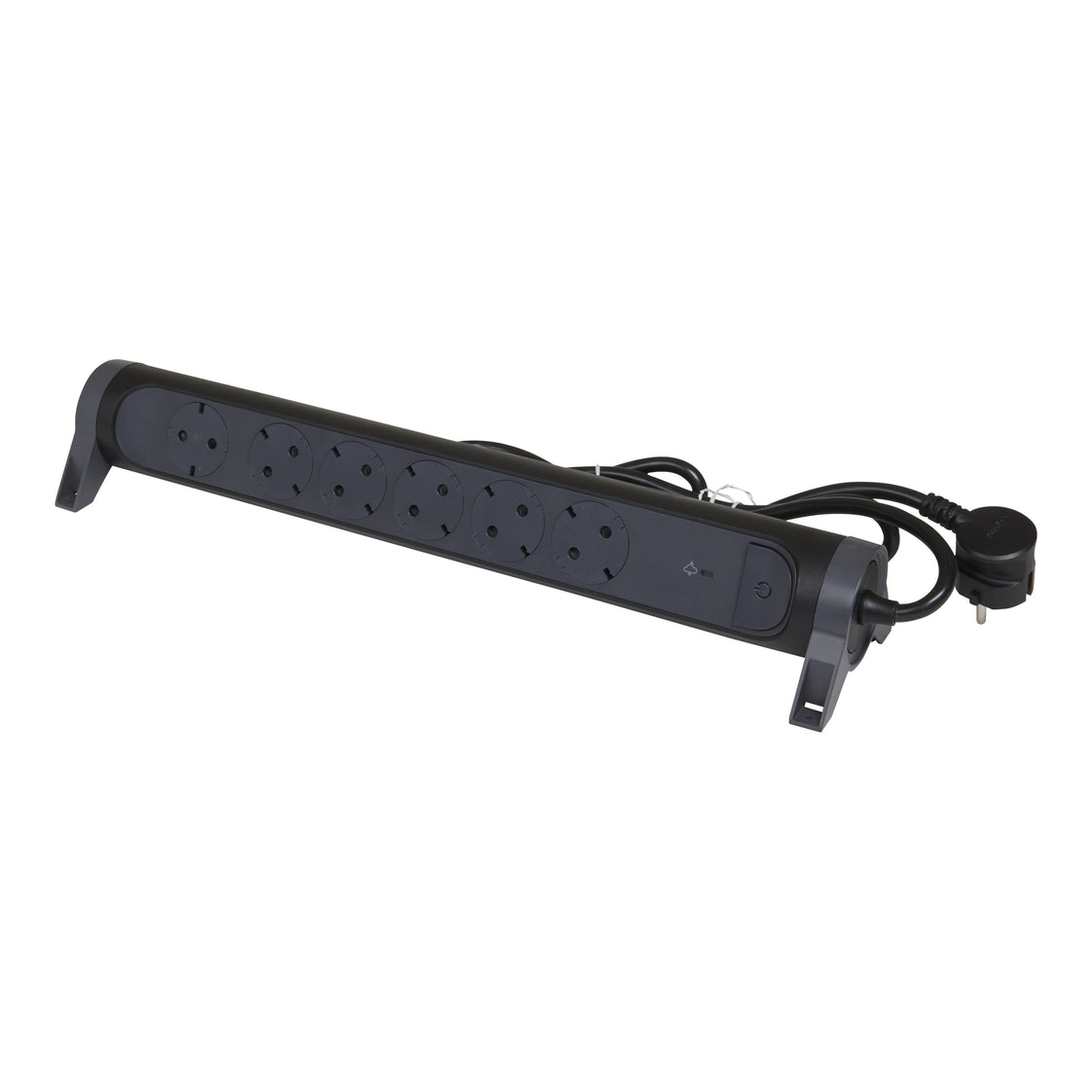 Draaibaar Legrand monteerbaar CTCTDS OSB 6x2P+A 1,5m snoer Zwart (Europese Stekkerdoos) - 694513 [5 stuks].