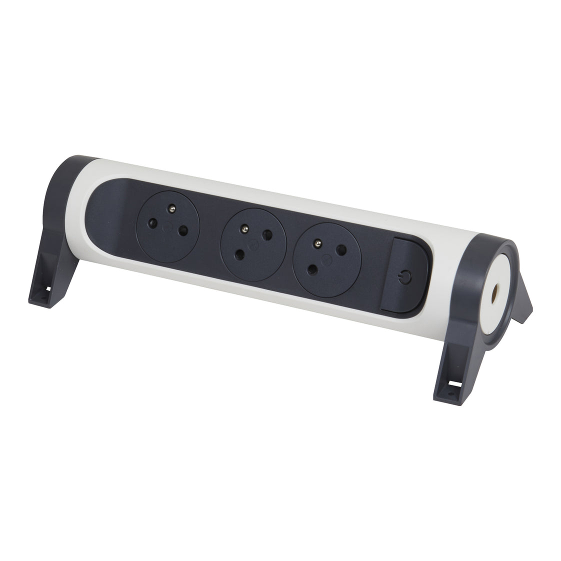 Legrand Premium 3x2P contactdoos met randaarde zonder snoer Zwart-Wit (Europese Stekkerdoos) - 049464 [5 stuks]