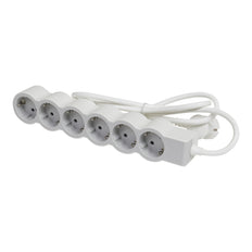 Legrand Stekkerdoos 6x2P+A 3m Snoer - Wit Grijs (Europese Stekkerdoos) - 694565 [10 stuks]