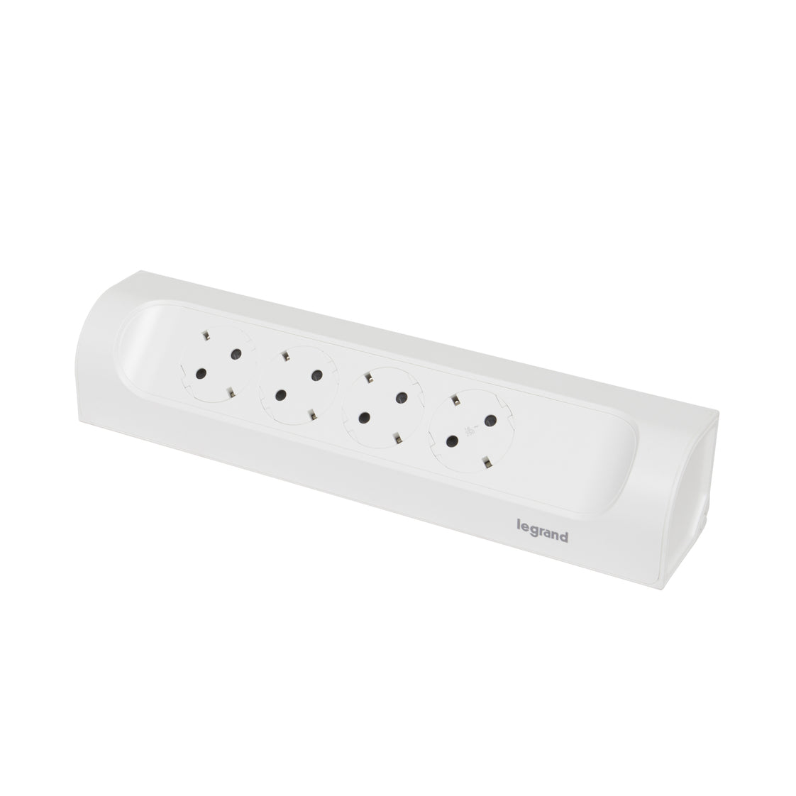 Legrand 90 Graden Inbouwstopcontact 4x2P+A Zonder Snoer Wit (Europese Stekkerdoos) - 694503 [5 stuks]