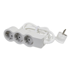 Legrand Stekkerdoos 3x2P+A 5m Snoer Wit-Grijs (Europese Stekkerdoos) - 694567 [10 stuks]