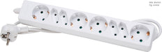 Kopp Stekkerdoos 8-voudig Arctic Wit - 120502004 [10 stuks]