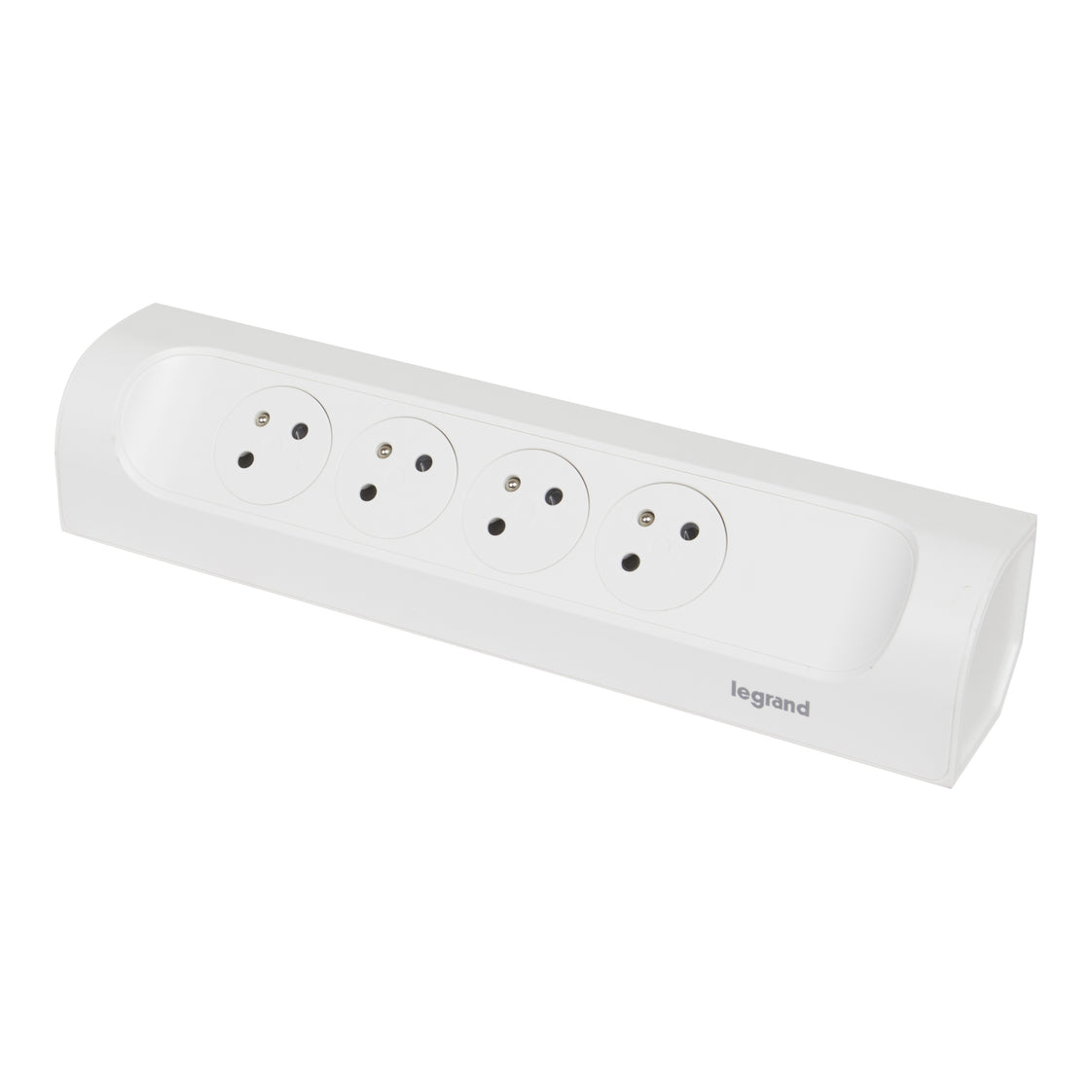 Legrand Inbouwstopcontact 4x2P Zonder Snoer Wit 90 Graden (Europese Stekkerdoos) - 049408 [5 stuks]