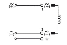 Connector 0-250V AC/DC (DIN - A) - Burkert 2508 008376