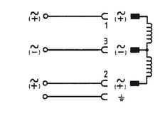 Connector 0-250V AC/DC (DIN - A) zonder Stroomkring 3-pins - Aardleiding - Burkert 2508 008526