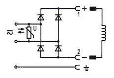 Connector 12-240V DC (DIN - A) Met Gelijkrichter En Varistor - Burkert 2508 008374